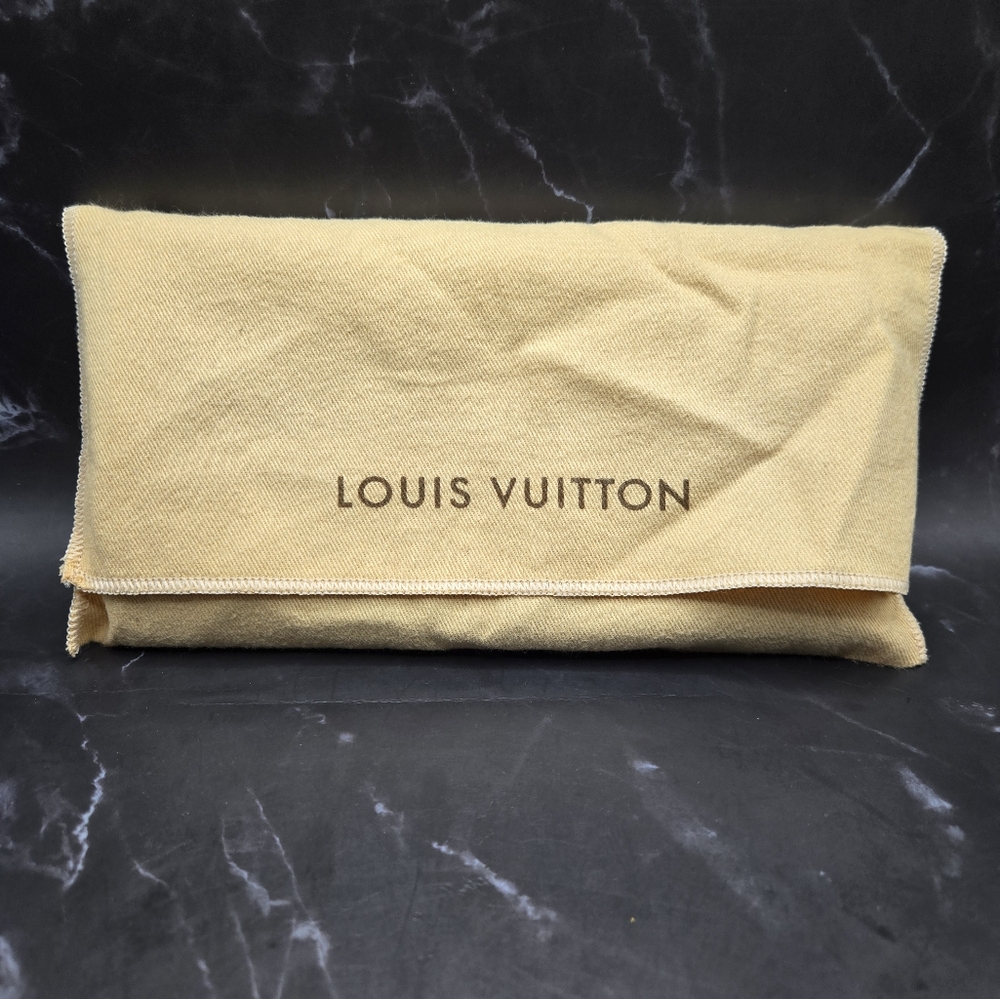 EUC Louis Vuitton Damier Ebene Coated Canvas Leather Sarah Long Wallet - Picture 14 of 14